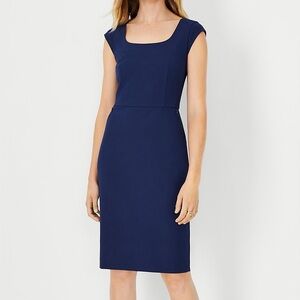 NWOT Ann Taylor Navy Suit Dress